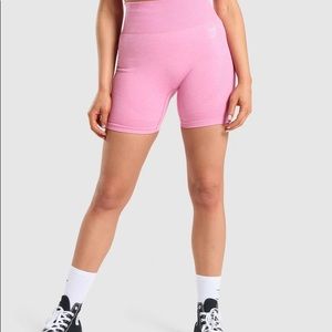 Gymshark Pink Vital Seamless Shorts - Small